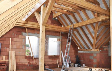 Rising Bridge attic trusses